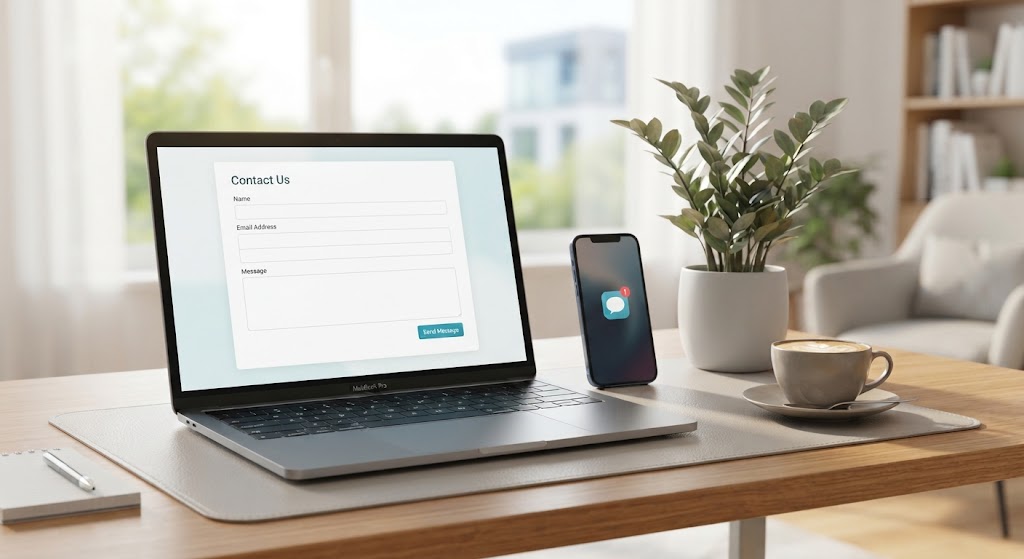 Formulário de suporte técnico do portal de Informática e Digitação InfoDigita