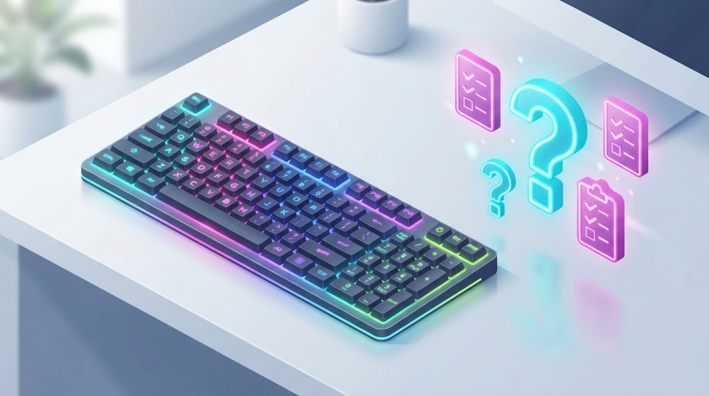 Um quiz de teclado interativo para iniciantes